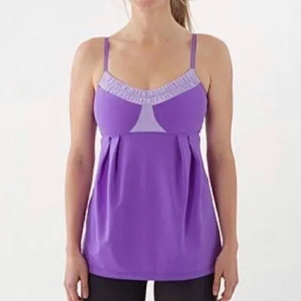 Lululemon Purple Yogi Dance Tank Top Size 4